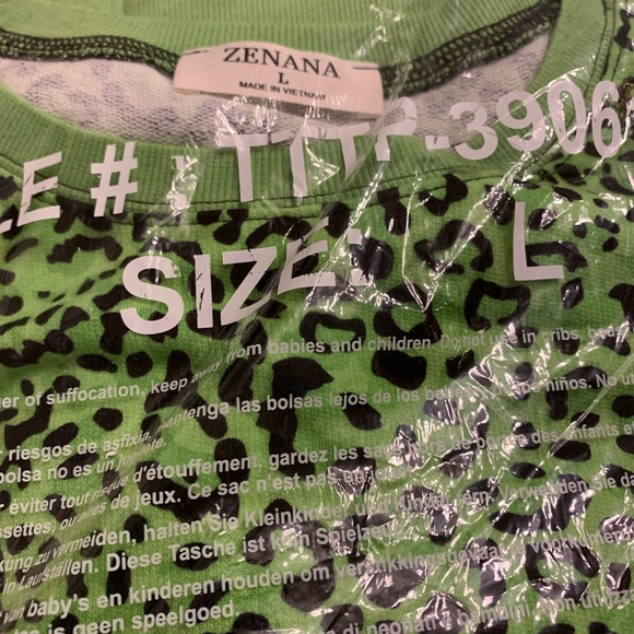 French Terry Sweatshirt and Jogger Set L NWT - Picture 2 of 2